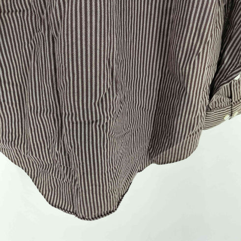 イッセイミヤケデザインスタジオ im ISSEY MIYAKE DESIGN STUDIO 80-90S 襟芯 コットン ストライプ レギュラー カラー シャツ メンズ JPN:M